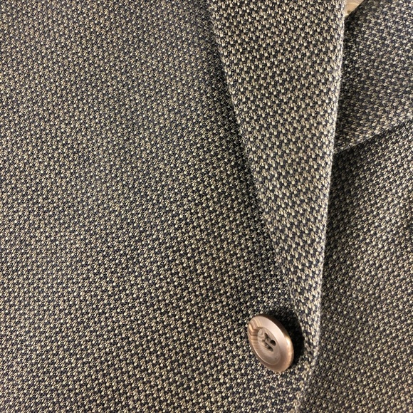 Jones New York Men’s 44L Wool Sportcoat NWT Brown Houndstooth 3-Button Jacket - Picture 3 of 8